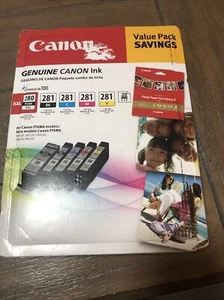 Canon 280XXL Schwarz & 281 Tintenpatronen, 5er Pack - Bild 1 von 2