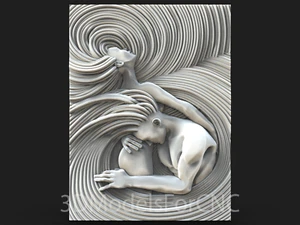3D Model STL File for CNC Router Laser & 3D Printer Couple 2 - Picture 1 of 1