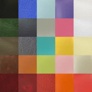Leatherette Fabric Fire Retardant Faux Leather Vinyl Upholstery 140cm Wide - Picture 1 of 26