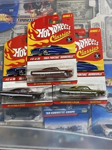 Hot Wheels Classics Series 2 1965 Pontiac Bonneville Lot Of 3 - Picture 1 of 3