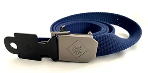 Cub Scout Mens Belt Navy Blue Woven Belt NWT Long 54" Cut to Fit New - Picture 1 of 6