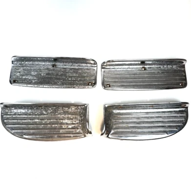 1948 1949 1950 1951 Willys Jeepster OEM 4 piezas juego de escalones para restauración Foto 1 de 4