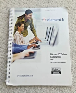 Microsoft Office Excel 2003 Level 1, spiral-bound, Element K - with Disc - Bild 1 von 4