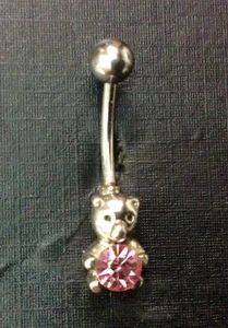 PIERCING OMBELICO GIOIELLO JEWELRY NAVEL BELLY BARS 316L SURGICAL STEEL 1,6 MM,e - Foto 1 di 1