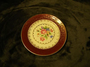 Piatto pane centrale Empress by Stetson 22 KT oro/marrone filigrana e floreale - Foto 1 di 3