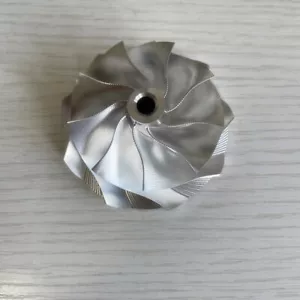 G30-770 57.52/71.40mm 9+0blades point milling snake Billet compressor wheel - Bild 1 von 7
