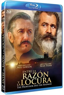 THE PROFESSOR AND THE MADMAN *2019 / Mel Gibson* NEW Region A B C Blu-ray - Image 1 of 2