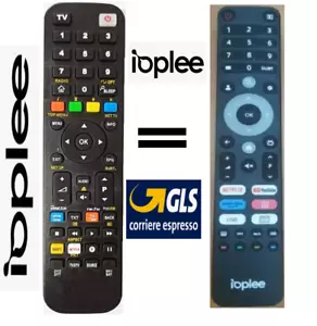 TELECOMANDO UNIVERSALE COMPATIBILE IOPLEE PRONTO ALL'USO PER MODELLO IOP32QGTV - Foto 1 di 1