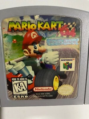 Mario Kart Nintendo 64 N64 NFR Not For Resale Store Demo Kiosk Rare  - Image 1 of 2