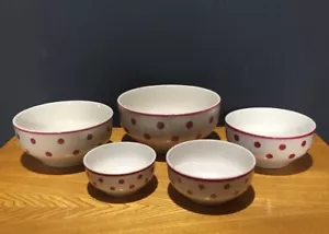 5 Keramikschalen Bad Schmiedeberg - Bild 1 von 5