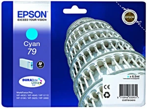 Cartucho de tinta para impresora C13T79124010 cian Epson 79 Tower of Pisa Ink T7912 - Imagen 1 de 1