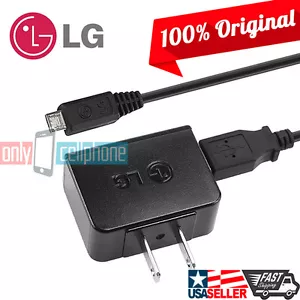 OEM Original LG USB Wall Charger Micro USB Data Cable For G2 G2x Nexus 4 5 D820 - Picture 1 of 4