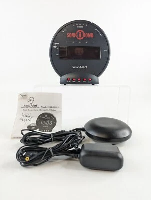 Sonic Bomb Dual Extra Loud Alarm Clock with Bed Shaker – Deaf & Hearing Impaired - Image 1 of 4