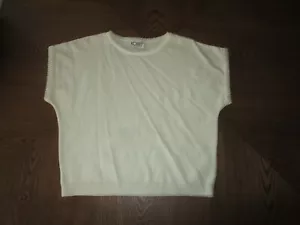 Suéter Blanco De Colección Koret Talla M en Excelente Forma Unión ILGWU Hecho SIN DESGASTE - Imagen 1 de 4