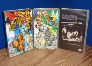 3VHS Videos A Year & A Half In The Life Of Metallica Part 1 & 2 + Cunning Stunts - Imagen 1 de 4