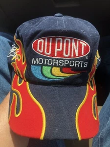 Nascar Jeff Gordon DuPont Chase Authentics Cap Snap Back Flames Logo - Picture 1 of 9