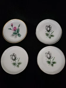 4 Stonegate Midnight Rose (3 qty) & Sonata (1) Coasters Germany Bavarian 3.5" - Picture 1 of 5