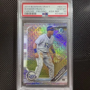 PSA 10 WANDER FRANCO 2019 Bowman Chrome Draft ASIA MOJO REFRACTOR GEM MINT RARE! - Bild 1 von 1