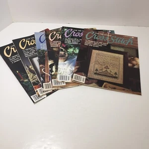 6 For the Love of Cross Stitch Magazines Leisure Arts 1991 - Picture 1 of 6