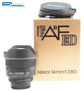 Nikon AF 14mm/2,8 D ED Nikkor AF-D / 14/2.8 / 14/2,8 / 14 mm / 2,8 / Gut - Bild 1 von 9