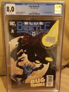 DC Blue Beetle #3 CGC 8.0 1st New Peacemaker Appearance John Cena HBO Series - Bild 1 von 1
