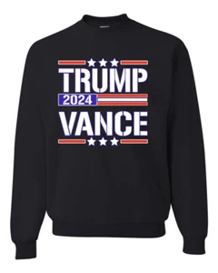 Sudadera Trump Vance 2024 Vicepresidente VP EE. UU. Elecciones Unisex Cuello Redondo - Imagen 1 de 12