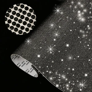 Bling Rectangle Rhinestone Sticker Self Adhesive Fashion Crystal Decal Decor pp - Picture 1 of 10