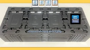 3 - Intel Xeon Gold Bronze CPU Tray for Socket LGA4677 Processor - Fits 12 CPUs - Picture 1 of 7