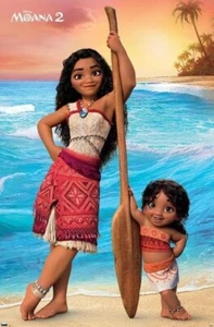 Disney Moana and Simea Poster 18 x24 Brand New Condition - Picture 1 of 1