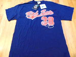 NWT VINTAGE MLB BOSTON RED SOX CURT SCHILLING 2004 JERSEY T-SHIRT SIZE L - Picture 1 of 3