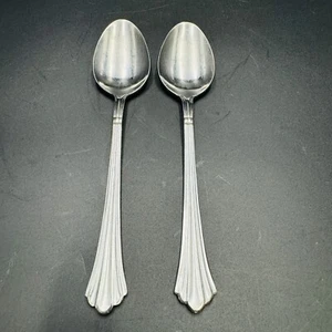 Estia Dorian Stainless Steel Silverware Flatware Tablespoon Soup Spoon 2 Pc - Picture 1 of 5