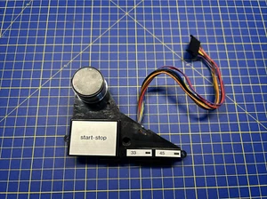 Technics SL-1210 SL-1200 Mk2 Start Stop 33 45 RPM Power Button Bank G1 - Picture 1 of 6