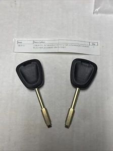 2 NEW 90 - 97 JAGUAR XJ6 XJ12 XJR SOVEREIGN VANDEN PLAS REPLACEMENT UNCUT KEY - Picture 1 of 3