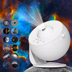 Galaxy Projector for Bedroom, HD Image Star Projector Galaxy Light Adjustable Kn - Picture 1 of 12
