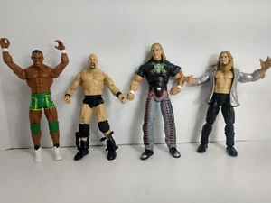 4 PRO WRESTLER STONE COLD STEVE AUSTIN-CHRIS JERICHO-SHAWN MICAELS-JASON JORDAN - Bild 1 von 9