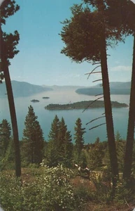 Postal de Lake Pend Oreille North Idaho - Imagen 1 de 2