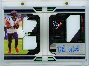 2020 Playbook DESHAUN WATSON Booklet Patch Auto #'d 02/10 Houston Texans - Picture 1 of 2