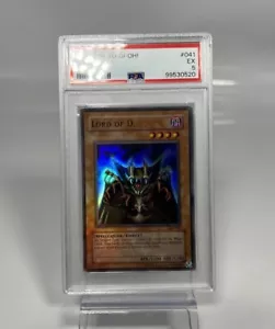 Yugioh Lord of D. SDK-041 Super Rare HEAVY HOLO BLEED PSA 5 - Bild 1 von 7