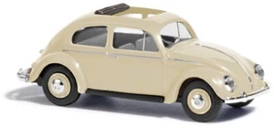 BUSCH 52945 Scala HO Maggiolino VW beige con tetto in tessuto - Foto 1 di 1