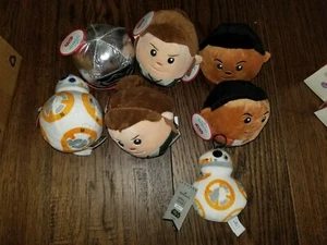 Hallmark BB-8, Finn, Phasma, Rey Star Wars Fluffballs Plush Ornament NWT - Picture 1 of 11