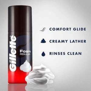 Gillette Classic Regular Pre Shave Foam 50 gm Free Shipping - Picture 1 of 4