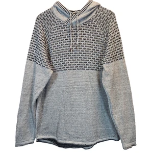 BKE Herren Crossover Pullover Gr. XL grau schwarz Kapuze Langarm Freizeit Neu mit Etikett - Bild 1 von 4