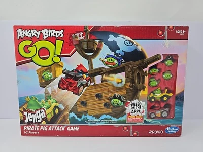 Angry Birds Go! Barco Pirata Cerdo Ataque Juego Jenga Hasbro Nuevo Precintado Foto 1 de 4