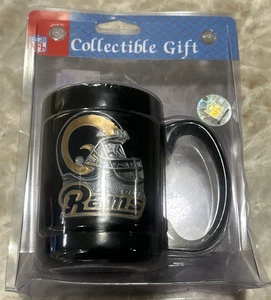 Taza de café St Louis Rams NFL con logotipo 3D ¡Rara! - Imagen 1 de 4