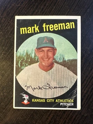 1959 TOPPS #532 MARK FREEMAN RC K.C. ATHLETICS VG *Hot Corner Vintage* - Image 1 of 2