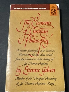Elements Of Christian Philosophy Etienne Gilson 1960 Paperback Mentor-Omega PB - Foto 1 di 6
