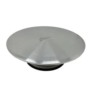Revolving Cake Decorating Stand, Aluminum Turntable and Base with Non-Slip Pa... - Picture 1 of 6