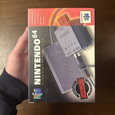 Nintendo 64 RF Switch/Modulator (Nintendo 64 N64) Brand New - Factory Sealed - Image 1 of 4