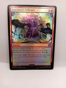 MTG Foil Singles Sorceress's Schemes U 0159 Final Fantasy Magic The Gathering - Picture 1 of 2