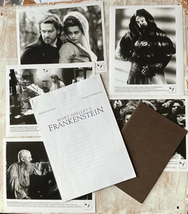 Mary Shelley Frankenstein 1994 UK Press Kit Horror Gothic Movie Film Cinema - Imagen 1 de 1